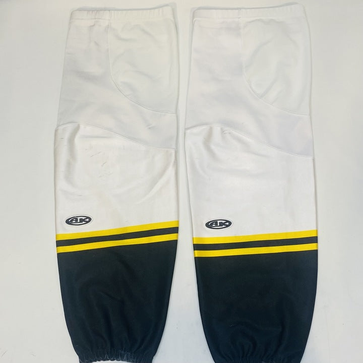 ECHL - D'OCCASION - Chaussettes de sport en tricot - Blanc/Noir/Jaune